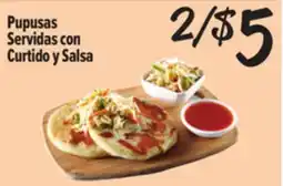 El Super Fresh Pupusas Servidas con Curtido y Salsa offer