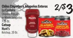 El Super Fresh La Costeña Chipotle Peppers or Whole Jalapeños, Hunt's Ketchup offer