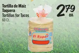 El Super Fresh Tortillas for Tacos offer