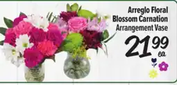 El Super Fresh Blossom Carnation Arrangement Vase offer