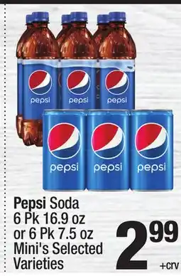 Super King Markets Pepsi Soda offer