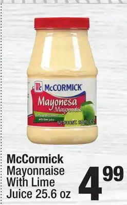 Super King Markets McCormick Mayonnaise With Lime Juice offer
