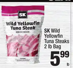 Super King Markets SK Wild Yellowfi n Tuna Steaks offer