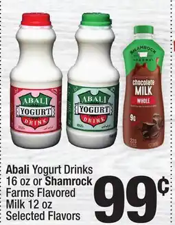 Super King Markets Abali Yogurt Drinks 16 oz or Shamrock Farms Flavored Milk 12 oz offer
