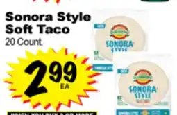 Superior Grocers Sonora Style Soft Taco offer