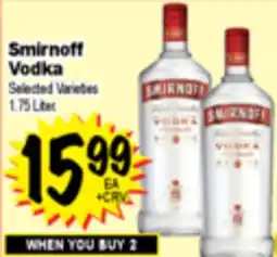 Superior Grocers Smirnoff Vodka offer