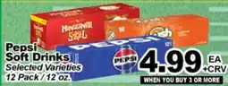 Superior Grocers Pepsi Soft Drinks offer