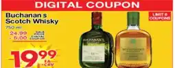 Superior Grocers Buchanan's Scotch Whisky offer