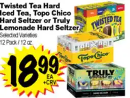 Superior Grocers Twisted Tea Hard Iced Tea, Topo Chico Hard Seltzer or Truly Lemonade Hard Seltzer offer