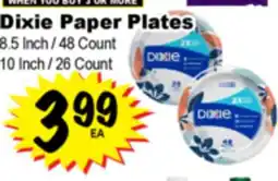 Superior Grocers Dixie Paper Plates offer