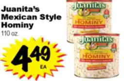 Superior Grocers Juanita's Mexican Style Hominy offer