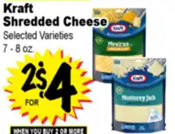 Superior Grocers Kraft Shredded Cheese offer