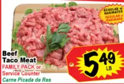 Superior Grocers Beef Taco Meat offer
