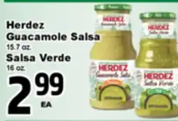 Superior Grocers Herdez Guacamole Salsa 15.7 oz. or Salsa Verde 16 oz offer