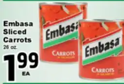 Superior Grocers Embasa Sliced Carrots offer