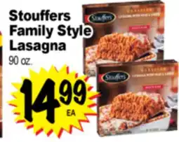 Superior Grocers Stouffers Family Style Lasagna offer