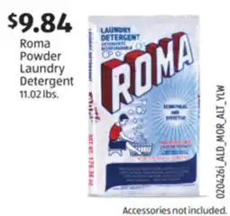 Aldi Roma Powder Laundry Detergent offer