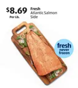 Aldi Fresh Atlantic Salmon Side offer