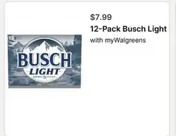 Walgreens 12-Pack Busch Light offer