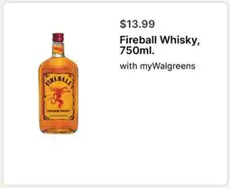 Walgreens Fireball Whisky offer