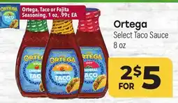 Tony’s Fresh Market Ortega Select Taco Sauce offer