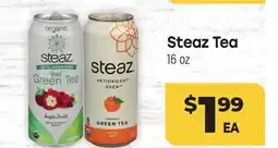 Tony’s Fresh Market Steaz Tea offer