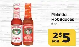 Tony’s Fresh Market Melinda Hot Sauces offer