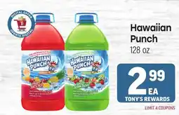 Tony’s Fresh Market Hawaiian Punch offer