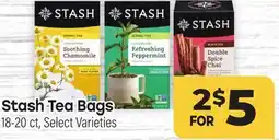 Tony’s Fresh Market Stash Tea Bags offer
