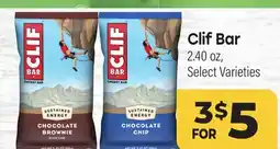 Tony’s Fresh Market Clif Bar offer