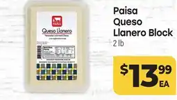 Tony’s Fresh Market Paisa Queso Llanero Block offer