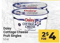 Tony’s Fresh Market Daisy Cottage Cheese Fruit Singles offer