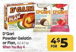Tony’s Fresh Market D'Gari Powder Gelatin or Flan offer