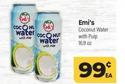 Tony’s Fresh Market Emi's Coconut Water with pulp offer