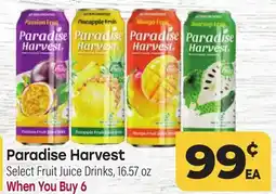 Tony’s Fresh Market Paradise Harvest Select Fruit Juice Drinks offer