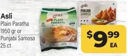 Tony’s Fresh Market Asli Plain Paratha 1950 gr or Punjabi Samosa 25 ct offer