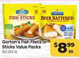 Tony’s Fresh Market Gorton's Fish Filets or Sticks Value Packs offer
