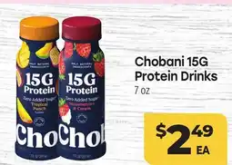 Tony’s Fresh Market Chobani 15G Protein Drinks offer