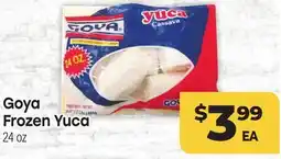 Tony’s Fresh Market Goya Frozen Yuca offer