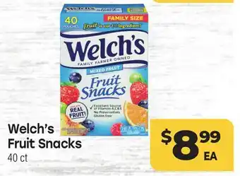 Tony’s Fresh Market Welch's Fruit Snacks offer