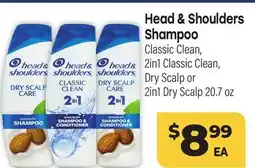 Tony’s Fresh Market Head & Shoulders Shampoo offer