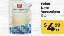 Tony’s Fresh Market Paisa Nata Venezolana offer