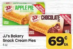 Tony’s Fresh Market JJ's Bakery Snack Cream Pies offer