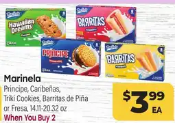 Tony’s Fresh Market Marinela Principe, Caribeñas, Triki Cookies, Barritas de Piña or Fresa offer