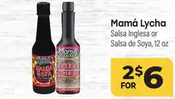 Tony’s Fresh Market Mamá Lycha Salsa Inglesa or Salsa de Soya offer