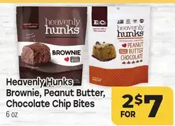 Tony’s Fresh Market Heavenly Hunks Brownie, Peanut Butter, Chocolate Chip Bites offer