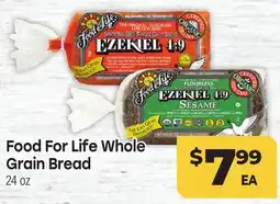 Tony’s Fresh Market Food For Life Whole Grain Bread offer