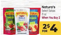 Tony’s Fresh Market Natura's Select Salsas offer