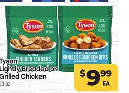 Tony’s Fresh Market Tyson Lightly Breaded or Grilled Chicken offer