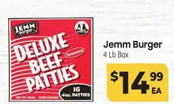 Tony’s Fresh Market Jemm Burger offer